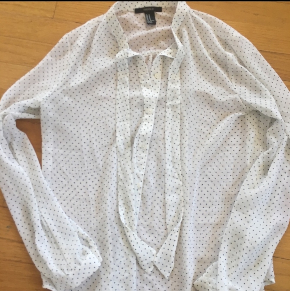 Sheer Button Up - Picture 3 of 4